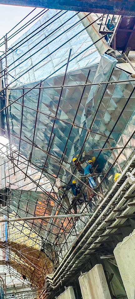 ESP DUCTING FABRICATION UNDER BHARAT HEAVY ELECTRICALS LIMITED (BHEL) AT NASHIK TPS.