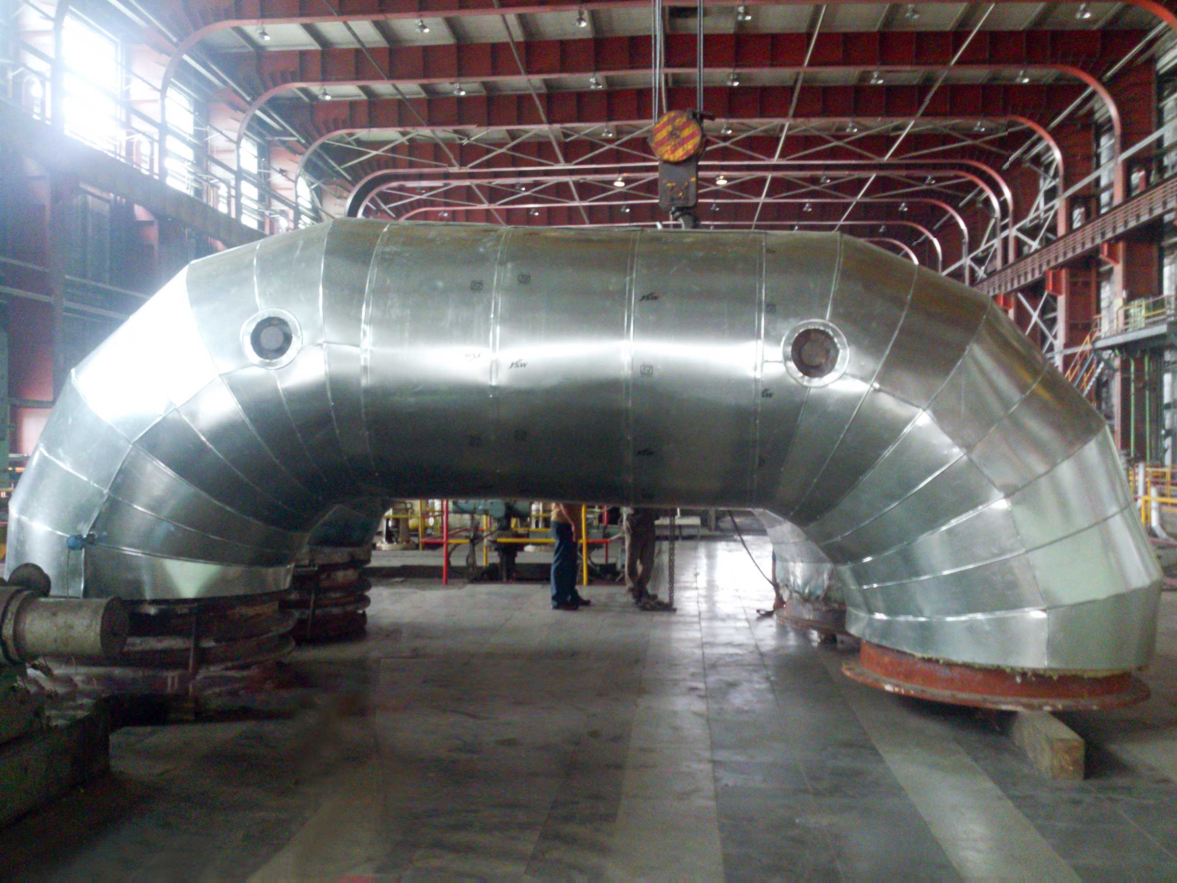 6 MTR RADIUS PIPING INSULATION UNDER MAHARASHTRA STATE POWER GENERATION COMPANY LIMITED (MAHAGENCO) AT NASHIK TPS.